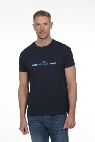 T-shirt regular - Bleu marine