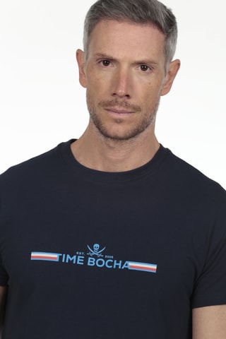 T-shirt regular - Bleu marine