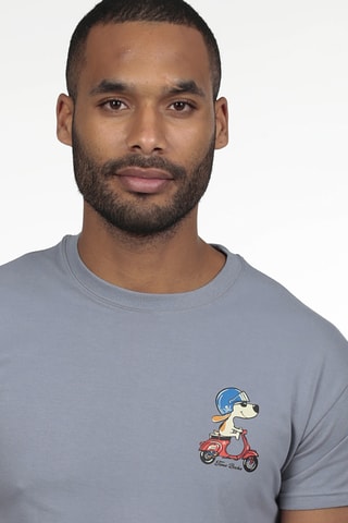 T-shirt regular - Bleu