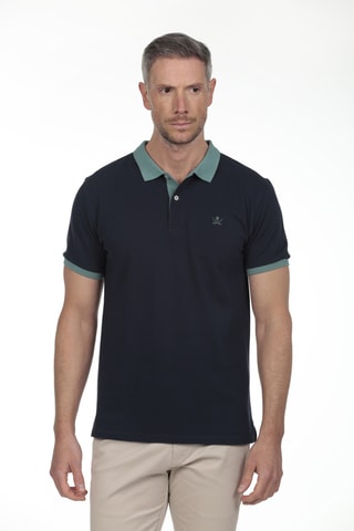 2 polos regular - Bleu marine