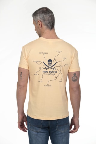 2 t-shirts regular - Jaune clair et vert clair