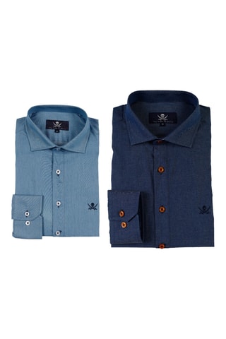 2 chemises regular - Multicolore