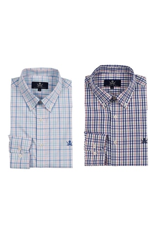 2 chemises regular - Multicolore