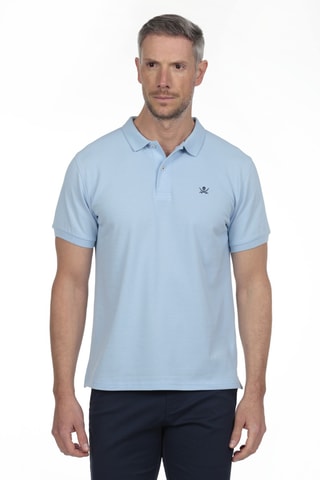 Polo regular - Bleu clair
