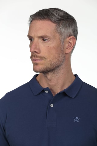 Polo regular - Bleu foncé