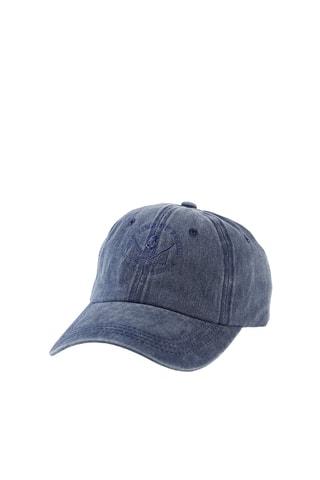 2 casquettes en jean - Bleu marine