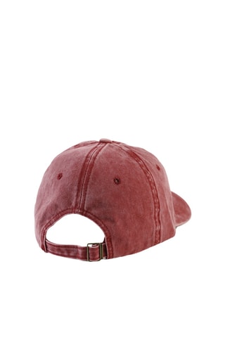 2 casquettes en jean - Rouge