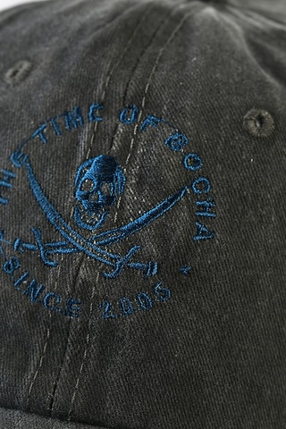 2 casquettes en jean - Rouge