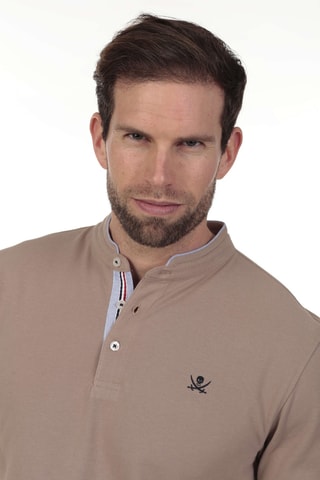 Polo regular - Marron clair