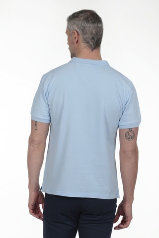 2 polos regular - Bordeaux et bleu clair