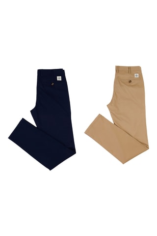 2 pantalons chinos - Bleu marine