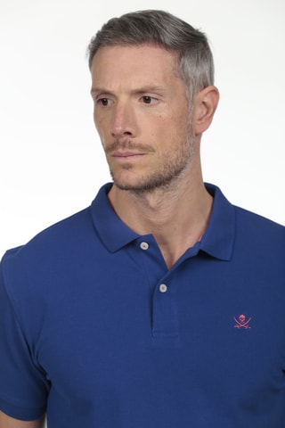 Polo regular - Bleu