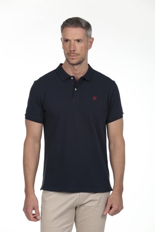 Polo regular - Bleu marine