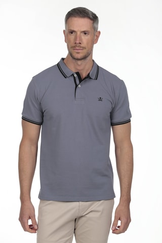 Polo regular - Gris