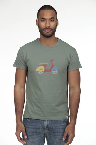 2 t-shirts regular - Bleu et vert