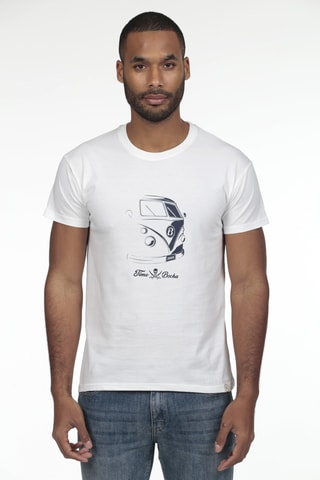 2 t-shirts regular - Blanc et noir