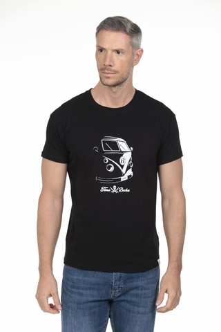 2 t-shirts regular - Blanc et noir