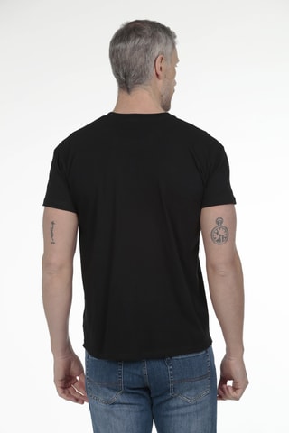 2 t-shirts regular - Blanc et noir