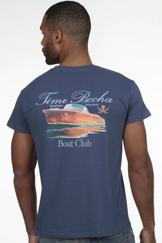 T-shirt regular - Bleu foncé