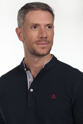 Polo regular - Bleu marine