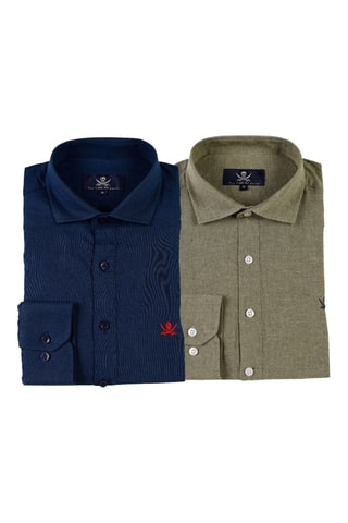 2 chemises regular - Multicolore