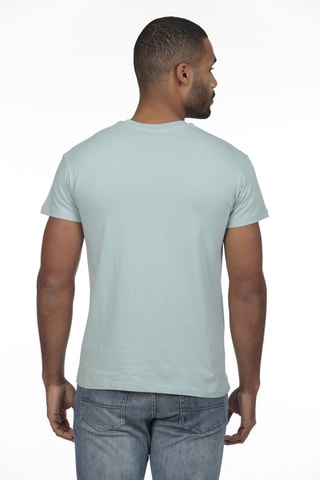2 t-shirts regular - Bleu et vert clair