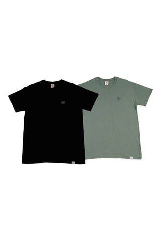 2 t-shirts regular - Noir