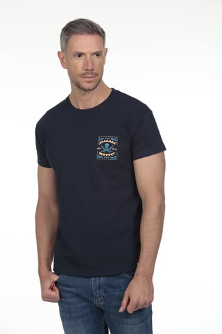 T-shirt regular - Bleu marine