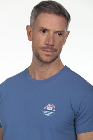 T-shirt regular - Bleu