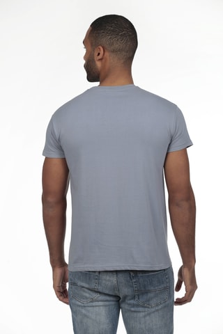 2 t-shirts regular - Blanc et bleu