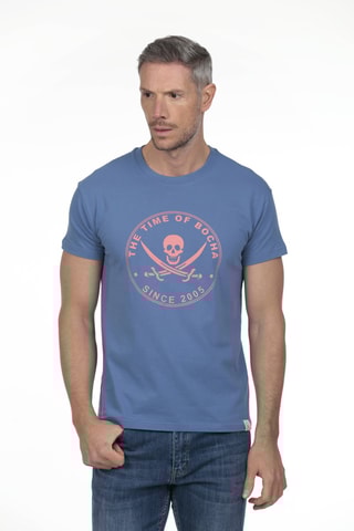 T-shirt regular - Bleu