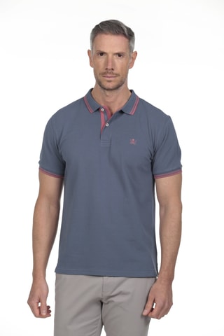 Polo regular - Bleu