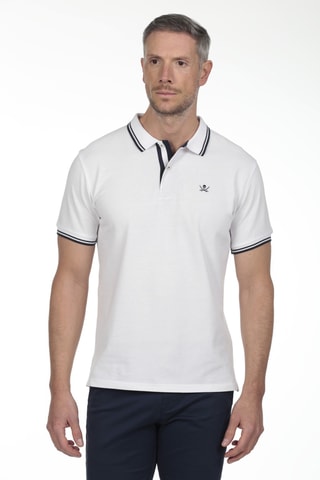 Polo regular - Blanc