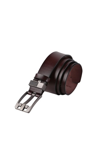 Ceinture en cuir - Marron