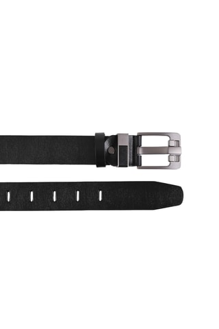 Ceinture en cuir - Noir