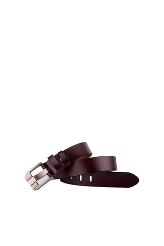 Ceinture en cuir - Marron