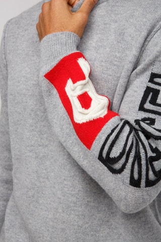 Wollen Trui met Capuchon - Donkergrijs