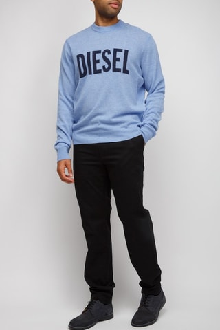 Wollen en Kasjmier Trui - Hemelsblauw