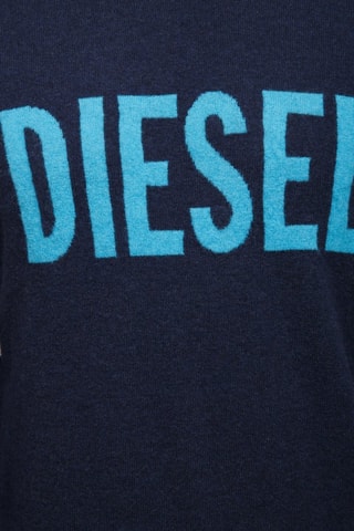 Wollen en Kasjmier Trui - Marineblauw