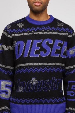 Wollen Trui - Zwart en Blauw