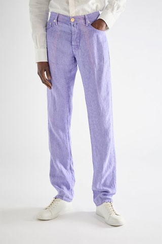 Linnen Broek - Paars