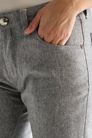 Wollen Chino - Grijs