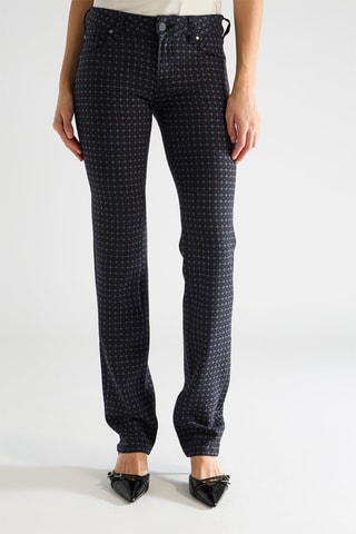 Wollen Broek Marineblauw