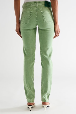 Linnen Broek Slim  Lichtgroen