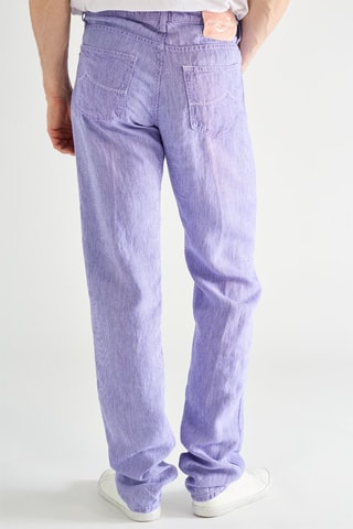 Linnen Broek - Paars