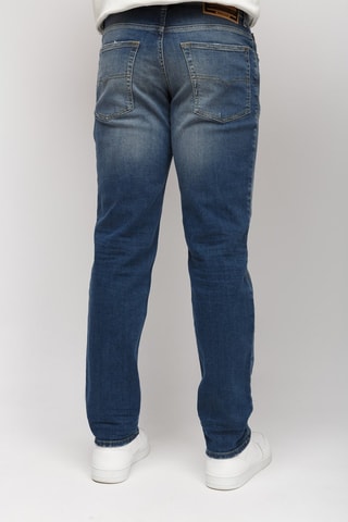 Tapered Jeans D-Finitive - Marineblauw