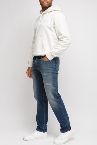 Tapered Jeans D-Finitive - Marineblauw
