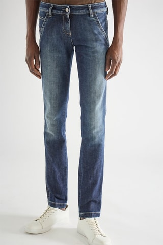 Jeans - Verwassen Blauw