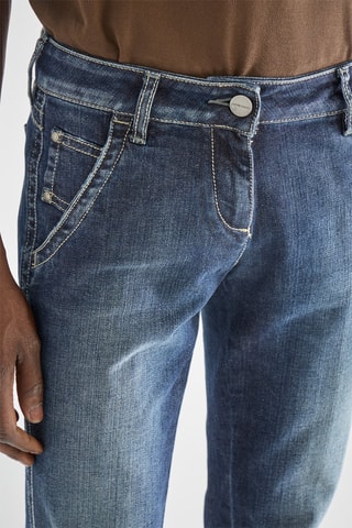 Jeans - Verwassen Blauw