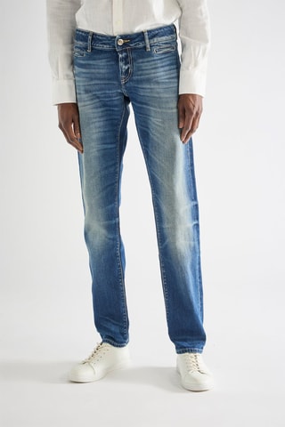 Jeans - Verwassen Blauw